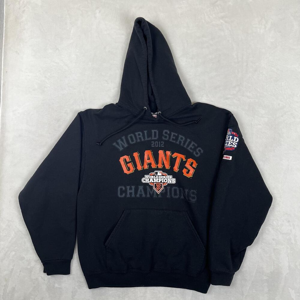 San Francisco Giants Hoodie Mens Large Black MLB Baseball 2012 World Series